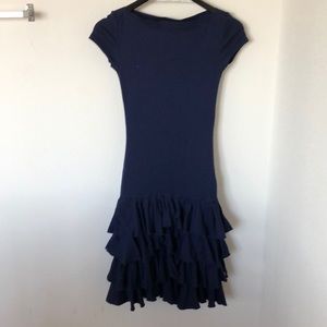 Ruffle dress.